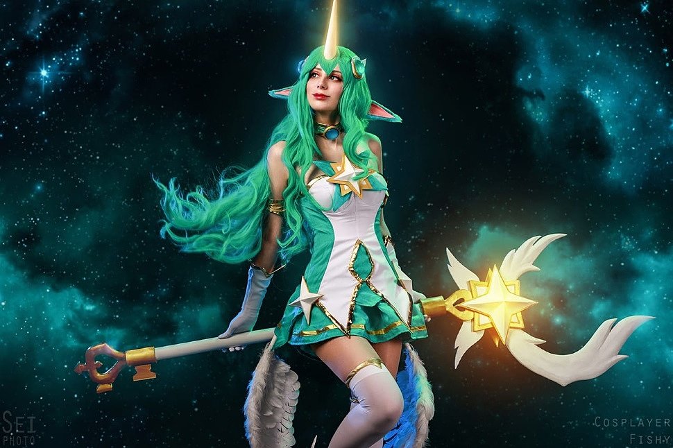 Russian Cosplay: Star Guardian Soraka (League of Legends) by SeiPhoto