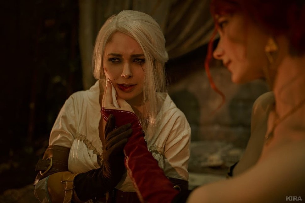 Russian Cosplay: Triss & Ciri (The Witcher 3: Wild Hunt