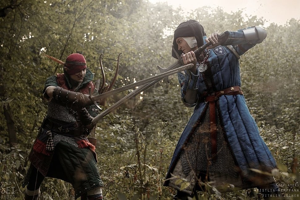 Russian Cosplay: Vernon Roche & Lorveth (The Witcher 2)