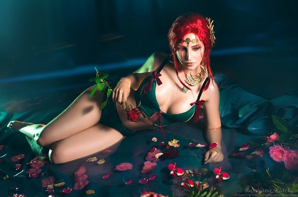 Russian Cosplay: Triss Merigold (The Witcher 3) by Roxolana Ridel