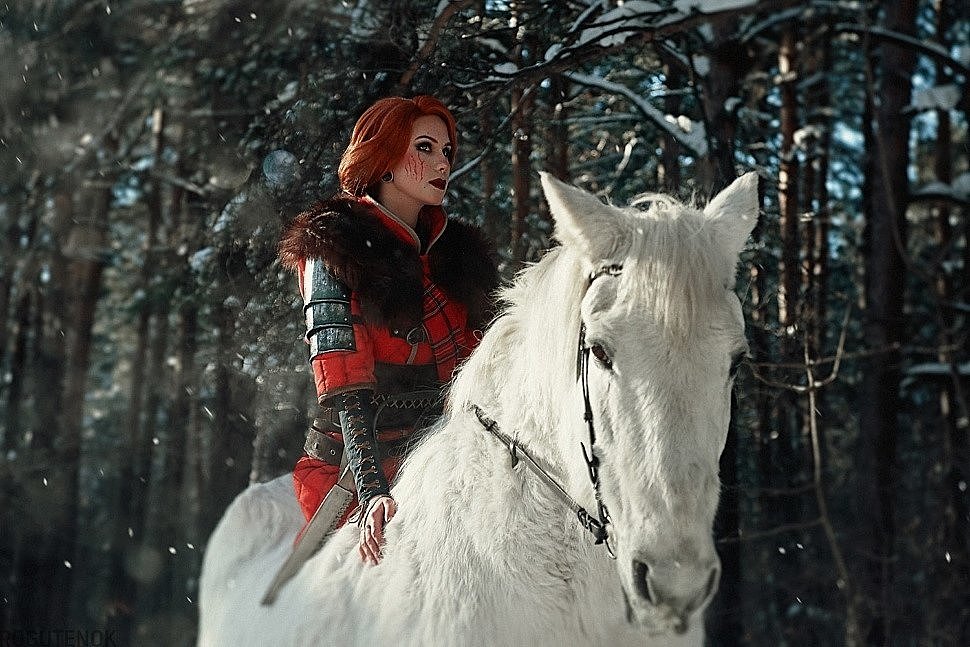 Russian Cosplay: Cerys an Craite (Witcher 3: Wild Hunt)
