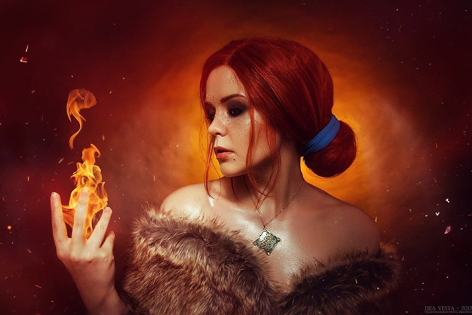 Russian Cosplay: Triss (The Witcher) by Asami