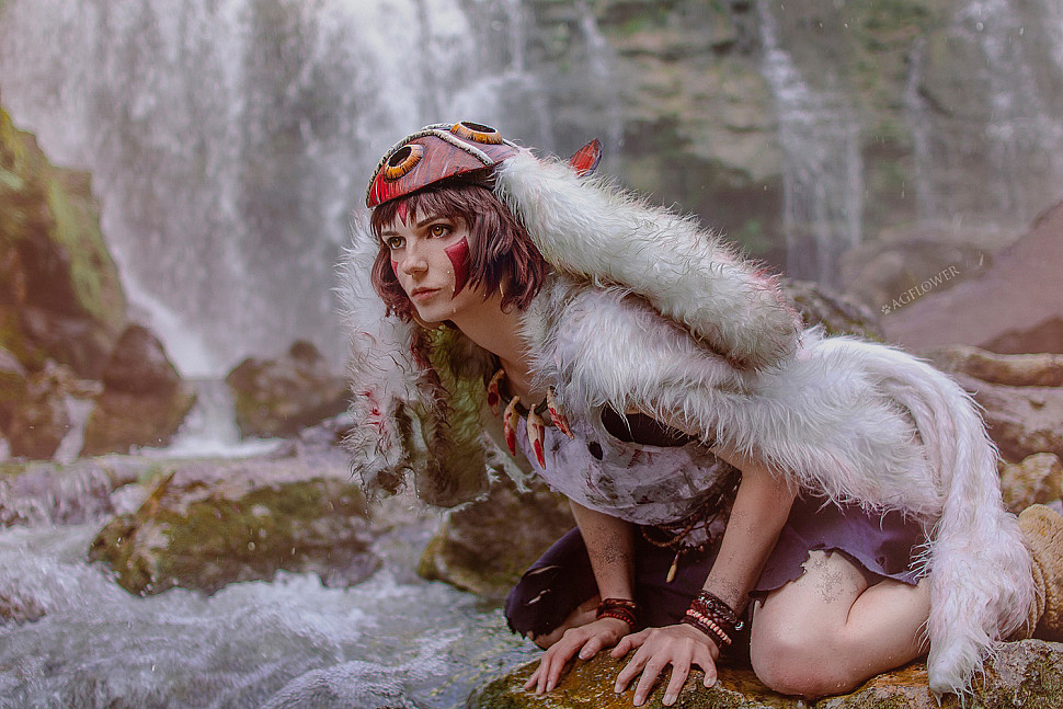 [Cosplay] San (Princess Mononoke) by AGflower