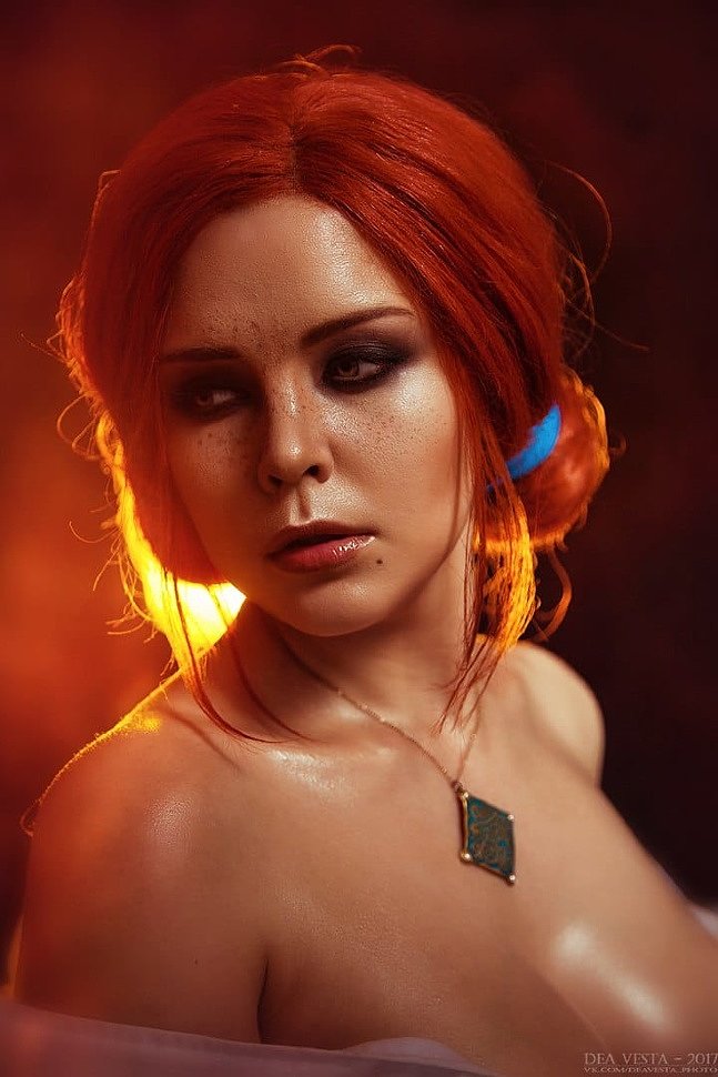 Russian Cosplay: Triss (The Witcher) by Asami