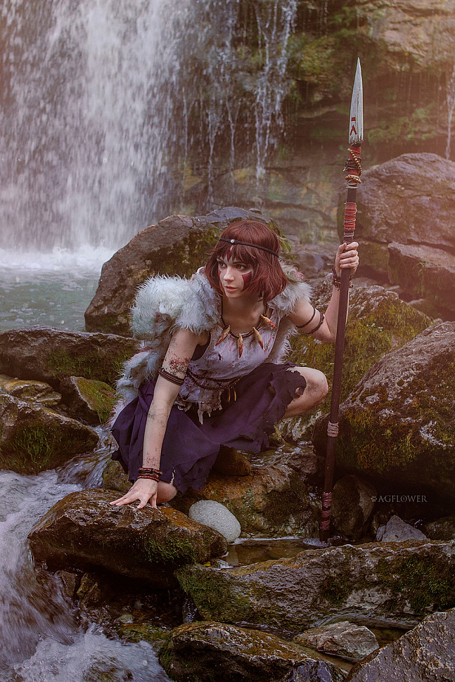 [Cosplay] San (Princess Mononoke) by AGflower