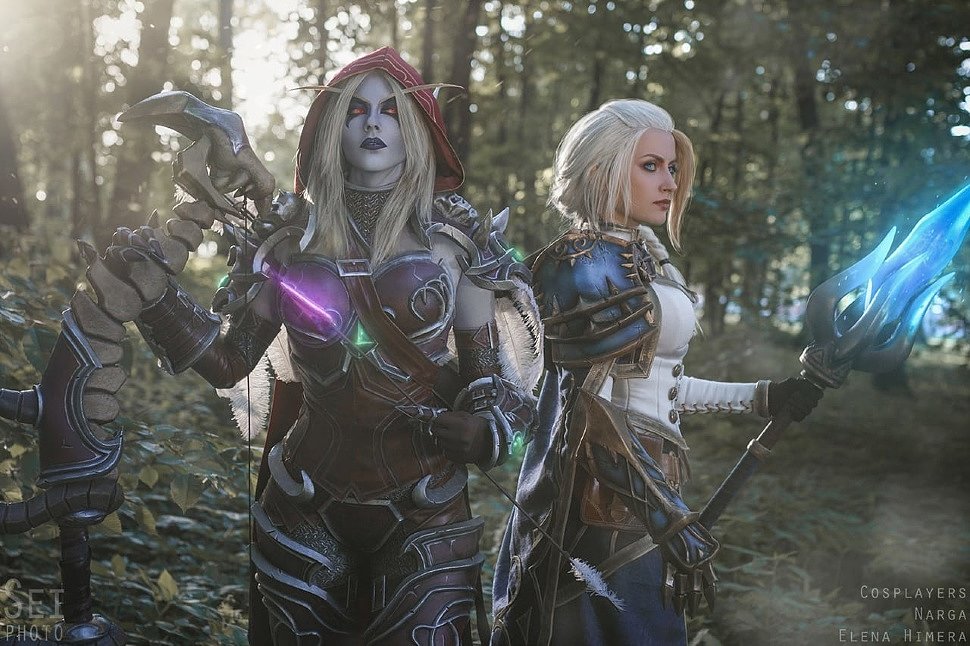 Russian Cosplay: Sylvana & Jaina (World of Warcraft: Battle for Azeroth)