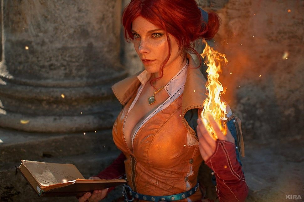 Russian Cosplay: Triss (Witcher) by Reilin