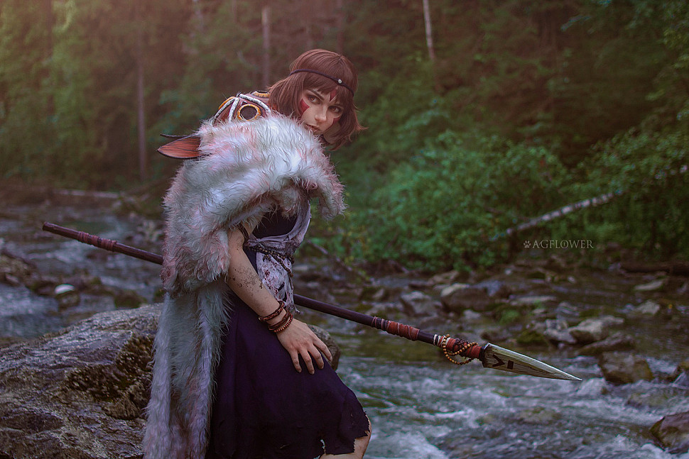 [Cosplay] San (Princess Mononoke) by AGflower