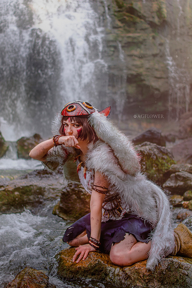 [Cosplay] San (Princess Mononoke) by AGflower