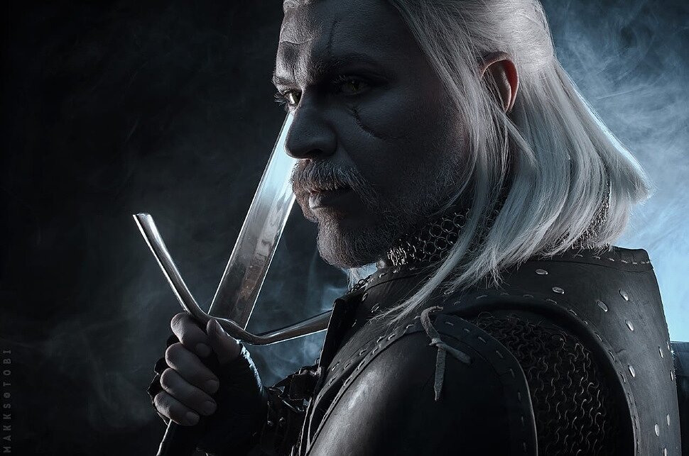 Russian Cosplay: Geralt & Dandelion (The Witcher 3) by HaJI & Sertenus