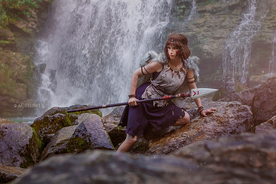 [Cosplay] San (Princess Mononoke) by AGflower
