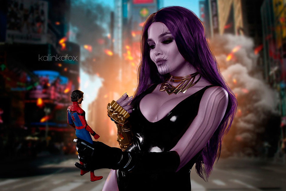 Russian Cosplay: Thanos (Marvel Comics) by Kalinka Fox