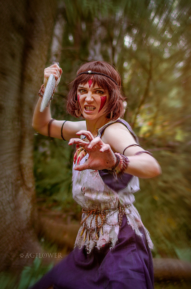 [Cosplay] San (Princess Mononoke) by AGflower