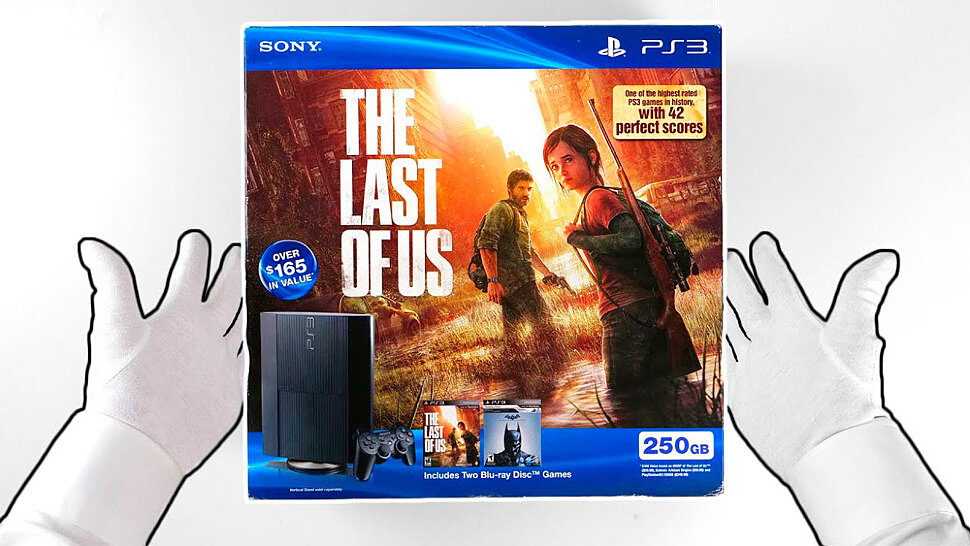 Распаковка PlayStation 3 Super Slim THE LAST OF US