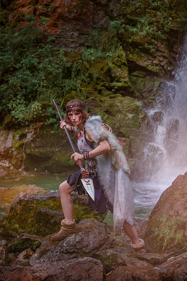 [Cosplay] San (Princess Mononoke) by AGflower