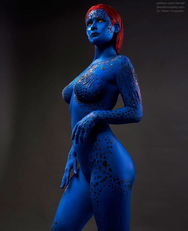 Russian Cosplay: Mystique (X-Men) by Jannet Incosplay