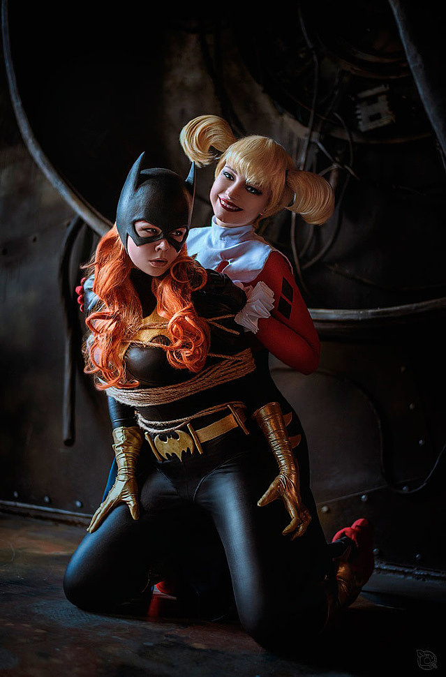 Russian Cosplay: Harley Quenn, Poison Ivy, Cat Woman, Bat Girl (DC)