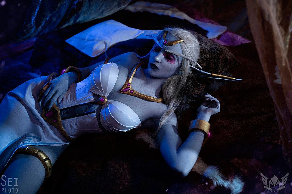 Russian Cosplay: Queen Azshara (World of Warcraft) by ronina_l