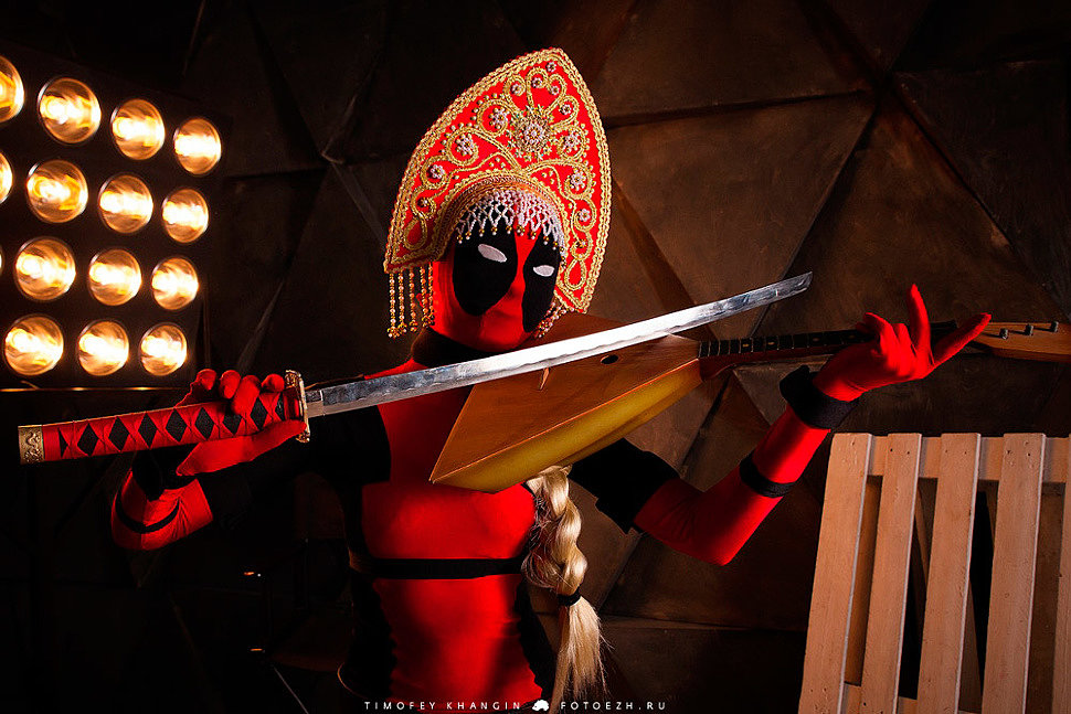 Russian Cosplay: Lady Dead Russian Pool (Marvel) by XenyaMorph