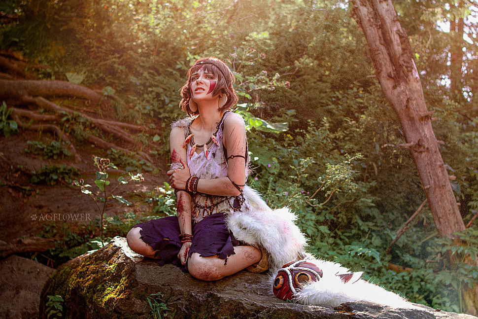 [Cosplay] San (Princess Mononoke) by AGflower