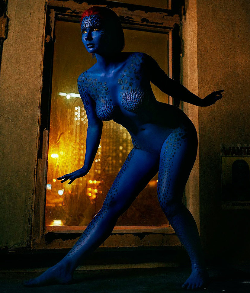 Russian Cosplay: Mystique (X-Men) by Jannet Incosplay