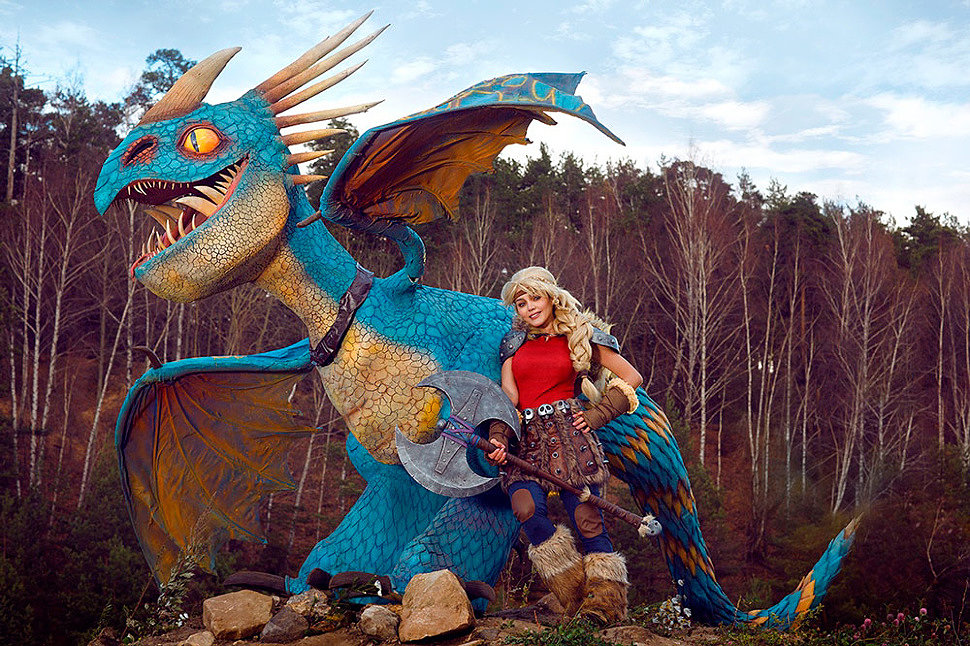 Russian Cosplay: Astrid (How to Train Your Dragon) by Kalinka Fox