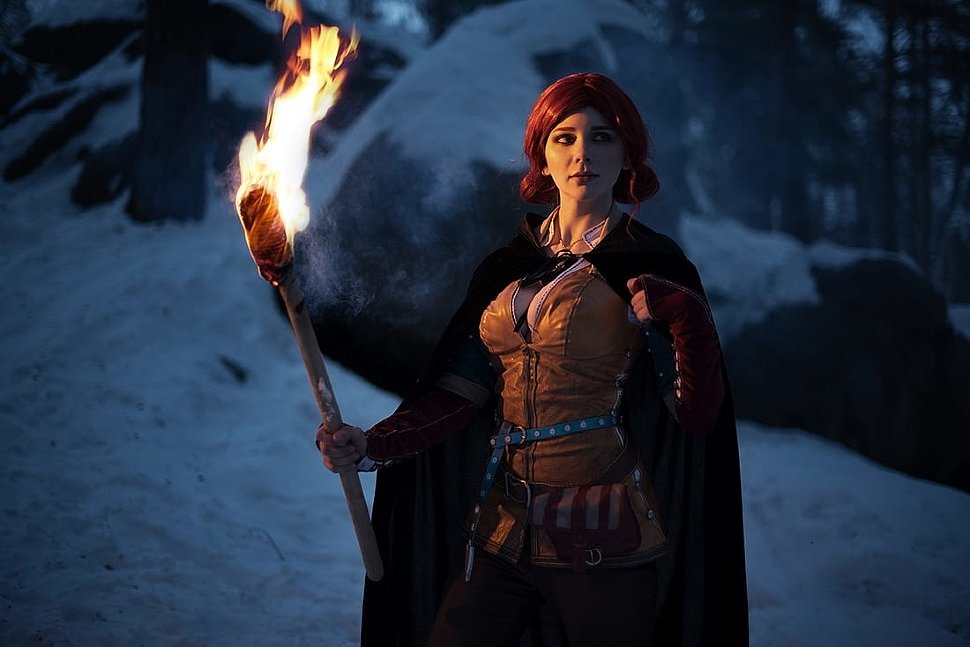 Russian Cosplay: Triss (Witcher) by Reilin