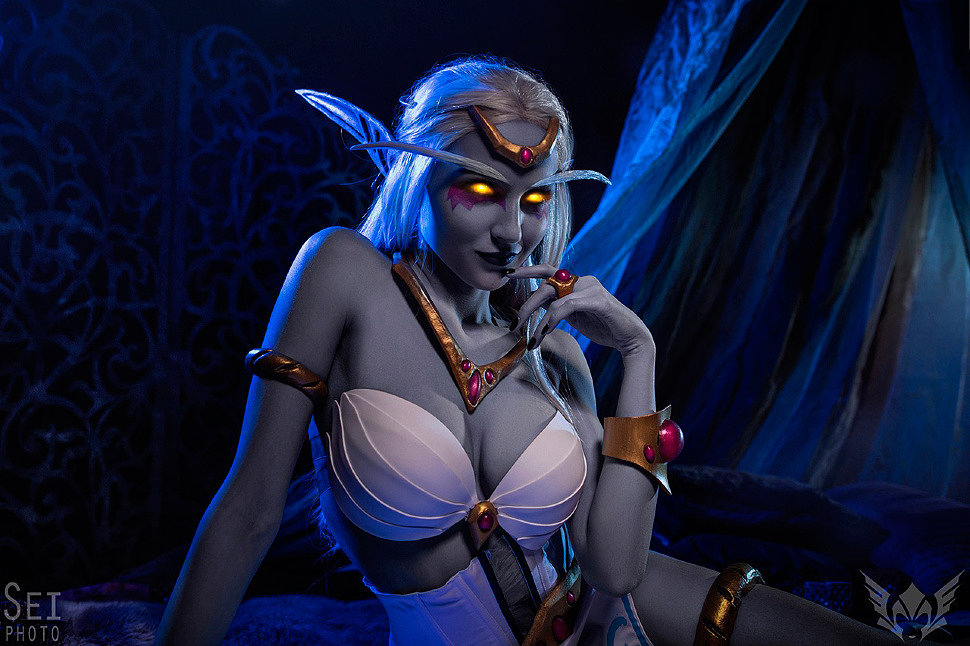 Russian Cosplay: Queen Azshara (World of Warcraft) by ronina_l