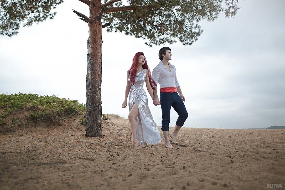 Russian Cosplay: Ariel & Prince Eric (The Little Mermaid)