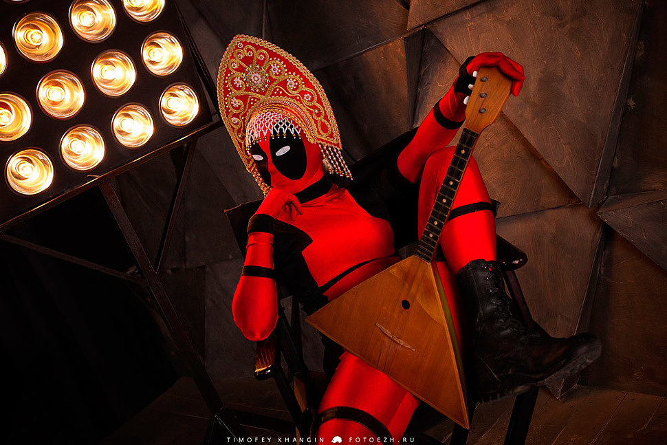 Russian Cosplay: Lady Dead Russian Pool (Marvel) by XenyaMorph