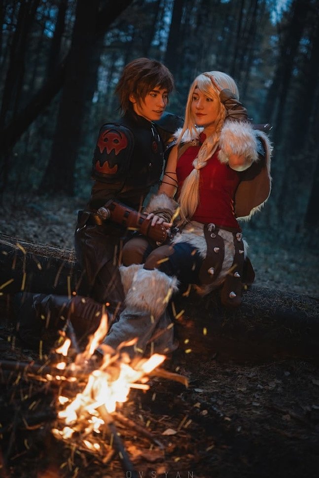 Russian Cosplay: Ikking & Astrid (How To Train Your Dragon) by Timofey & Pasha