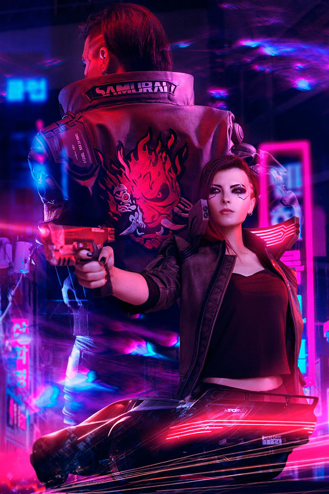 Russian Cosplay: V (Cyberpunk 2077) by katfromrivia