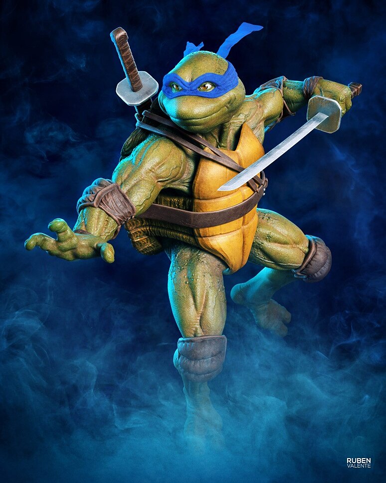 [Art] Royal 3D Teenage Mutant Ninja Turtles by Ruben Valente