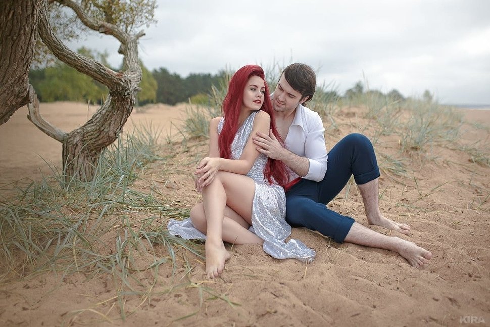 Russian Cosplay: Ariel & Prince Eric (The Little Mermaid)