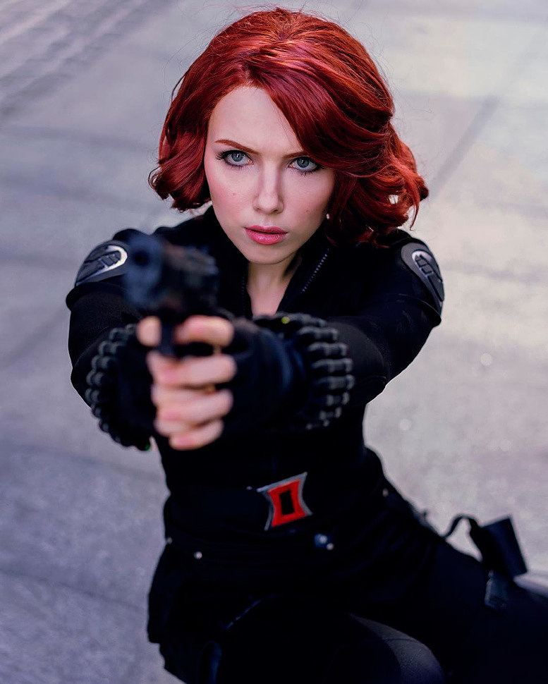 Russian Cosplay: Black Widow (The Avengers) by Helen Stifler