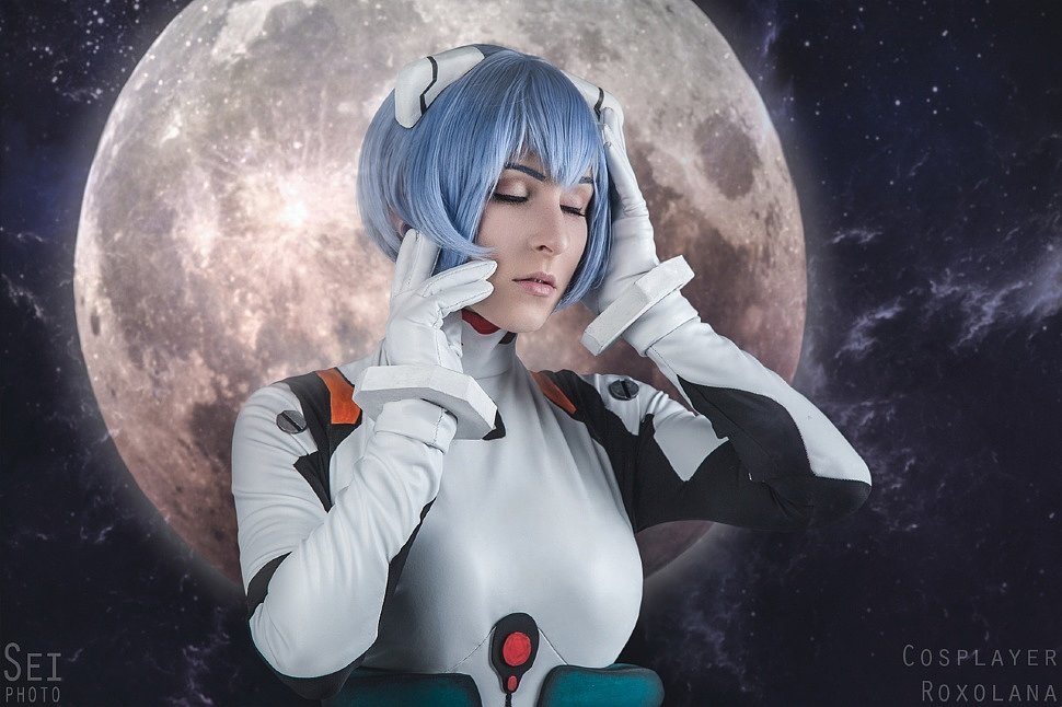 Russian Cosplay: Rei (Evangelion) by Roxolana Ridel