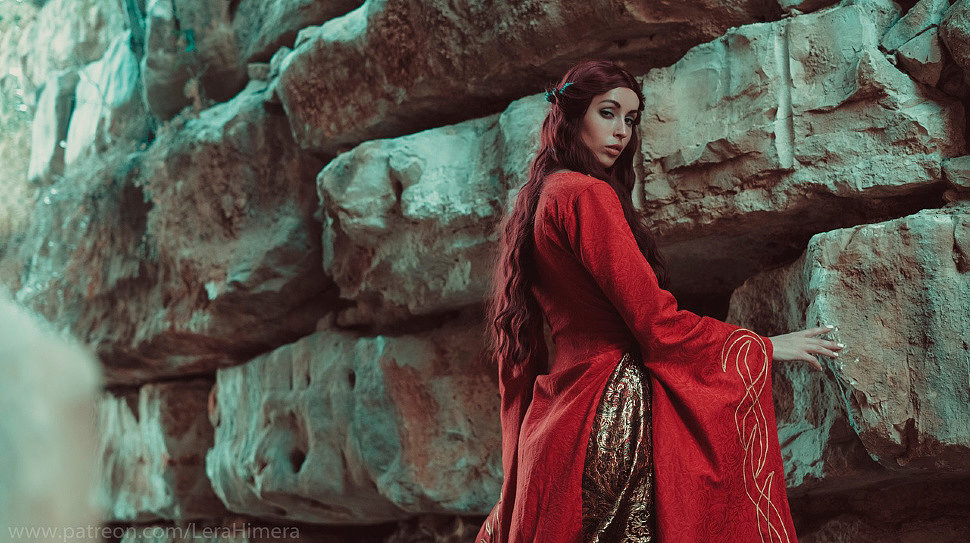 Russian Cosplay: Melisandre (Game of Thrones) by Himera