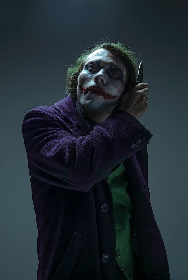 Russian Cosplay: Joker (The Dark Knight)