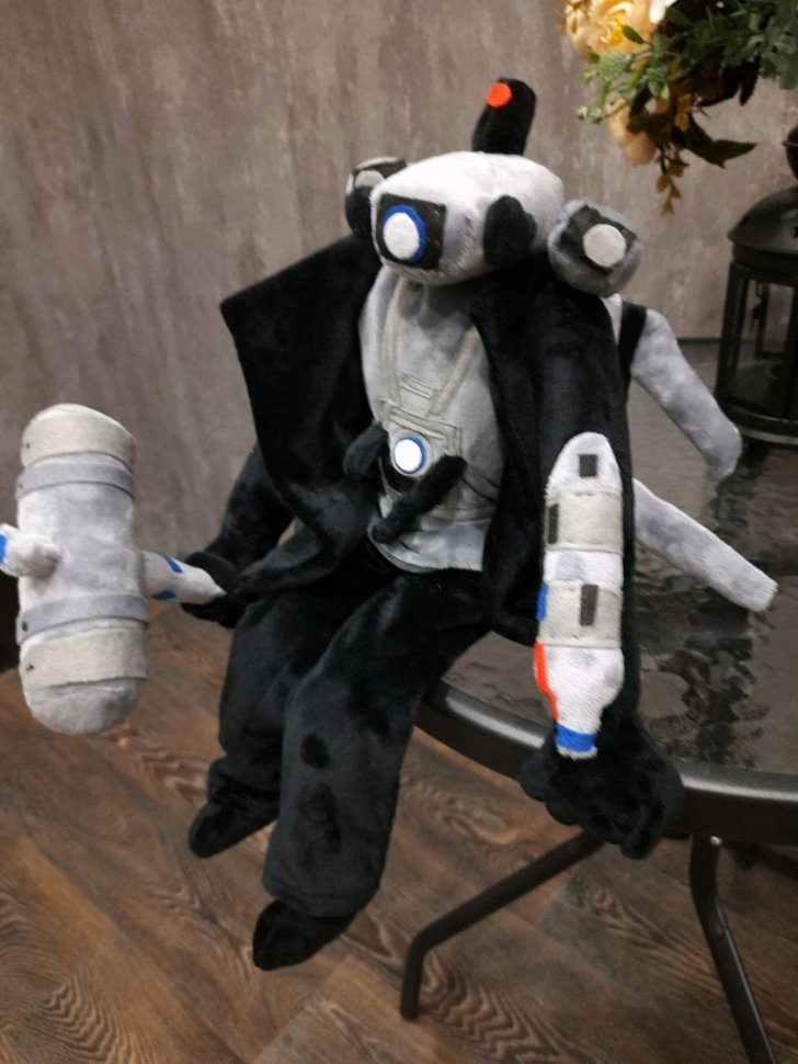 Camera Head Plush Toy Video