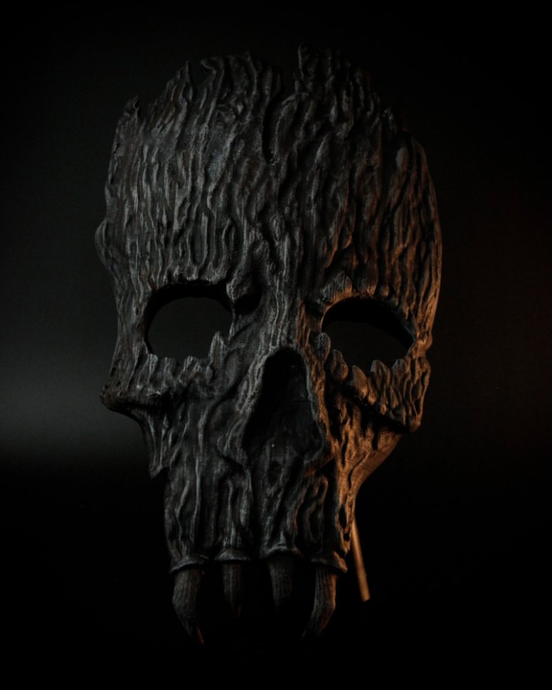 Wooden Skull Mask Video