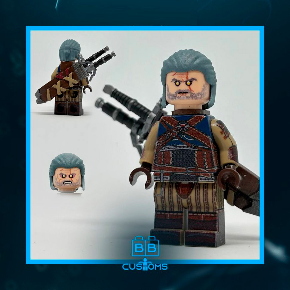 White-Haired Monster Hunter Minifigure V3 Video