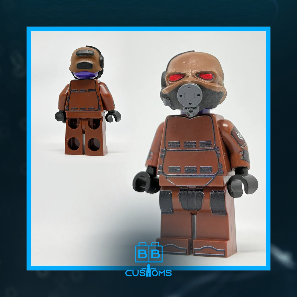 Sci-Fi Soldier Building Brick Minifigure Video