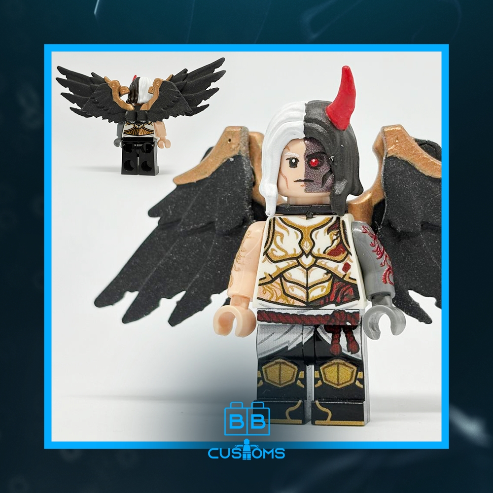 Fallen Angel Minifigure with Magnetic Wings Video