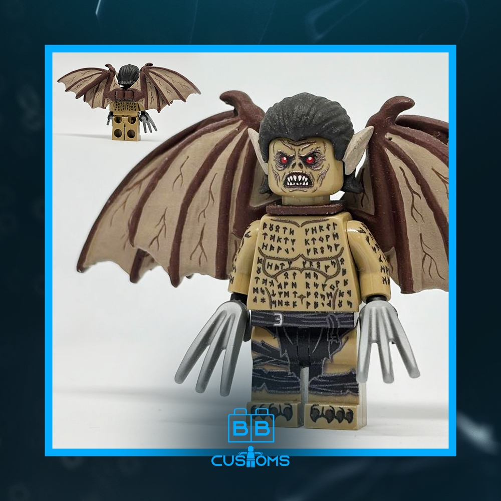 Vampire Minifigure with Magnetic Wings Video