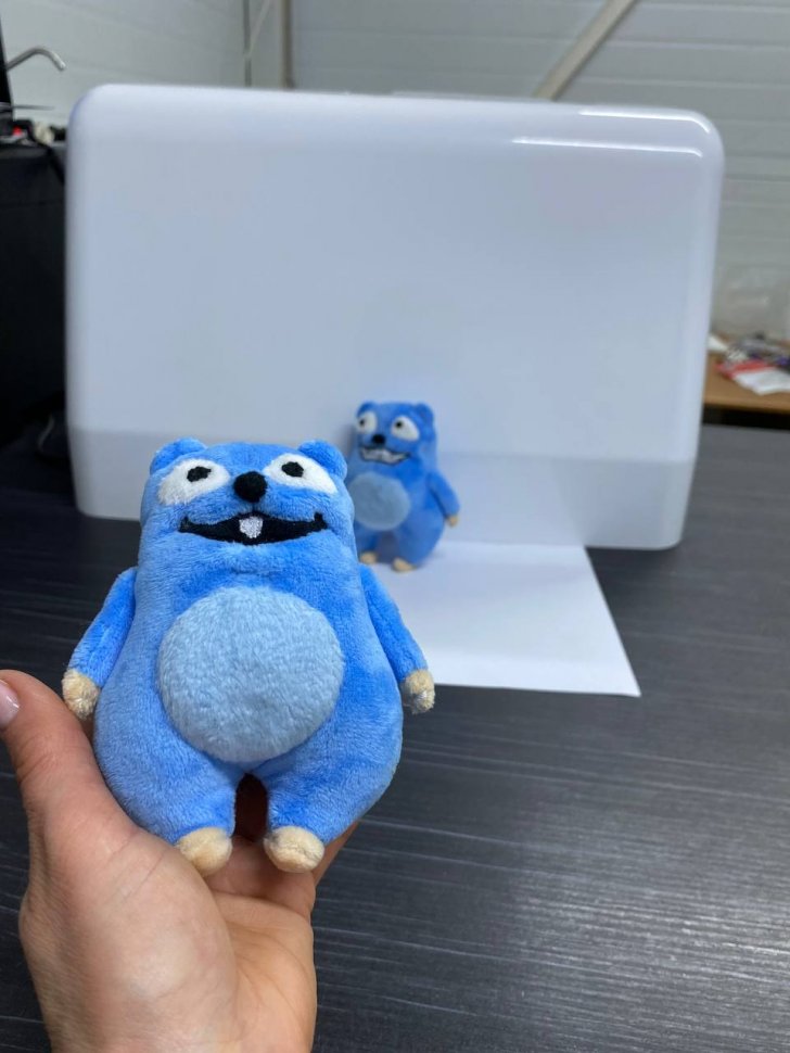 Lemming Plush Toy (with one tooth) Video