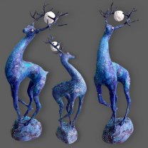 Space Deer Figure