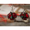 Red Poppy Earrings