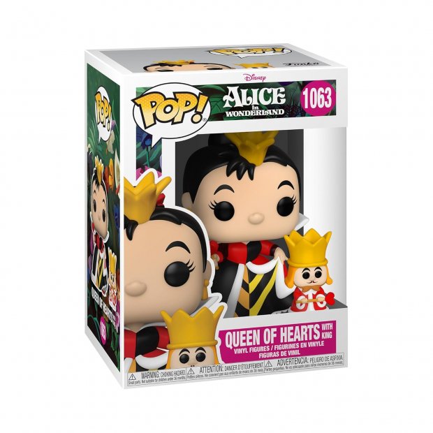 Funko Pop Disney: Alice in Wonderland 70th - Queen with King Figure