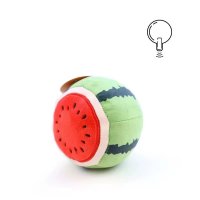 Plush Dog Toy (Round watermelon)