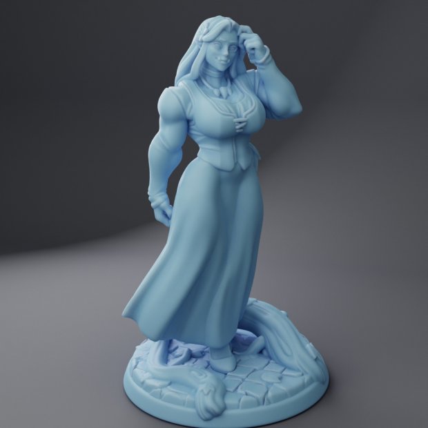 Orc maiden Figure (Unpainted)